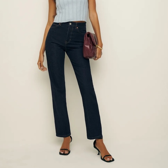 Reformation Cynthia High Rise Straight Jeans - Picture 4 of 4